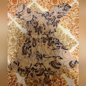 Bohemian Romper with Intricate Designs (Never Worn with Attached Tag)